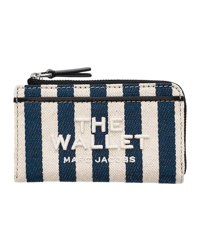 Marc Jacobs The Stripe Canvas Top Zip Multi Wallet