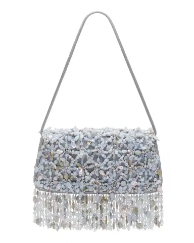 Cult Gaia Idalia Fringed Faux Stone Shoulder Bag | Thumbnail 2