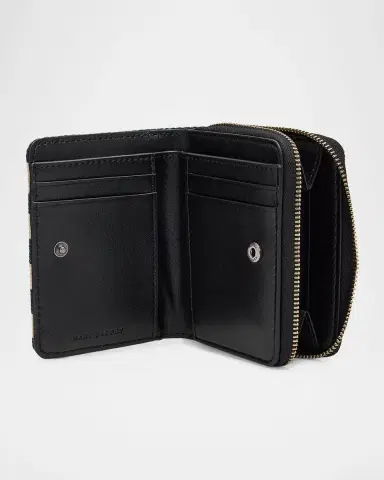Marc Jacobs The Stripe Canvas Mini Compact Wallet | Thumbnail 4 Marc Jacobs The Stripe Canvas Mini Compact Wallet | Thumbnail 4