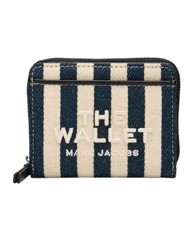 Marc Jacobs The Stripe Canvas Mini Compact Wallet | Thumbnail 1 Marc Jacobs The Stripe Canvas Mini Compact Wallet | Thumbnail 1