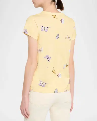 rag & bone All-Over Butterfly Graphic Tee | Thumbnail 2