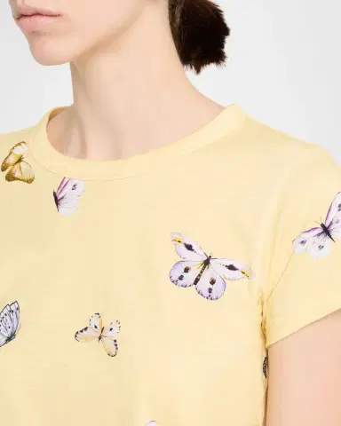 rag & bone All-Over Butterfly Graphic Tee | Thumbnail 4