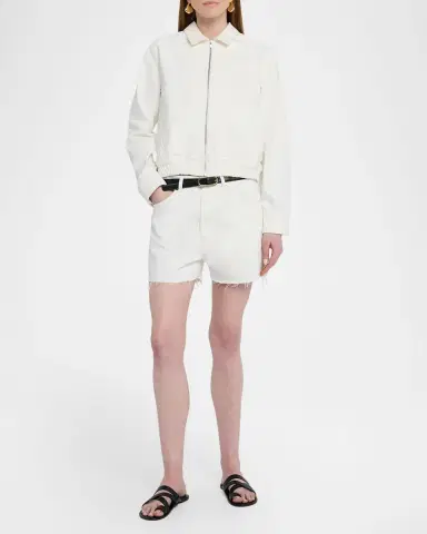 Nili Lotan Cobain Denim Shorts | Thumbnail 2 Nili Lotan Cobain Denim Shorts | Thumbnail 2
