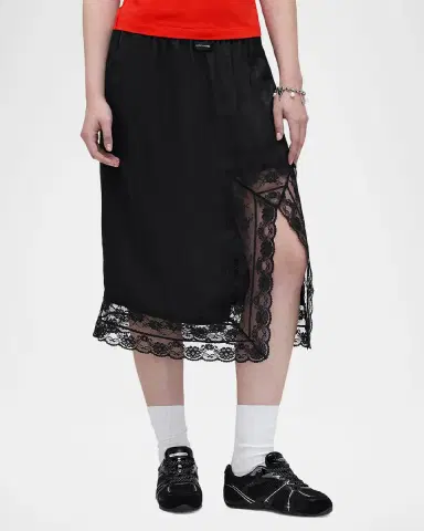 Marc Jacobs Satin Slip Skirt | Thumbnail 4 Marc Jacobs Satin Slip Skirt | Thumbnail 4
