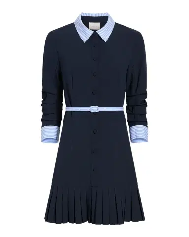 Cinq à Sept Lucilla Stripe Shirting Dress | Thumbnail 1 Cinq à Sept Lucilla Stripe Shirting Dress | Thumbnail 1