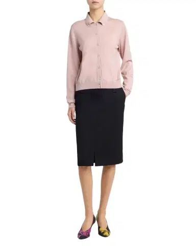 Versace Heavyweight Virgin Wool Pencil Skirt | Thumbnail 1