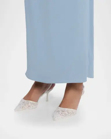Simkhai 65mm Dylan Lace Slingback Pumps | Thumbnail 2 Simkhai 65mm Dylan Lace Slingback Pumps | Thumbnail 2