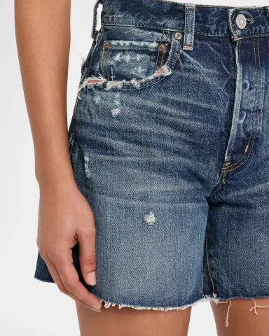MOUSSY VINTAGE Albion Distressed Denim Shorts | Thumbnail 5 MOUSSY VINTAGE Albion Distressed Denim Shorts | Thumbnail 5
