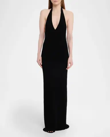 Nili Lotan Ivenka Backless Halter Dress | Thumbnail 2