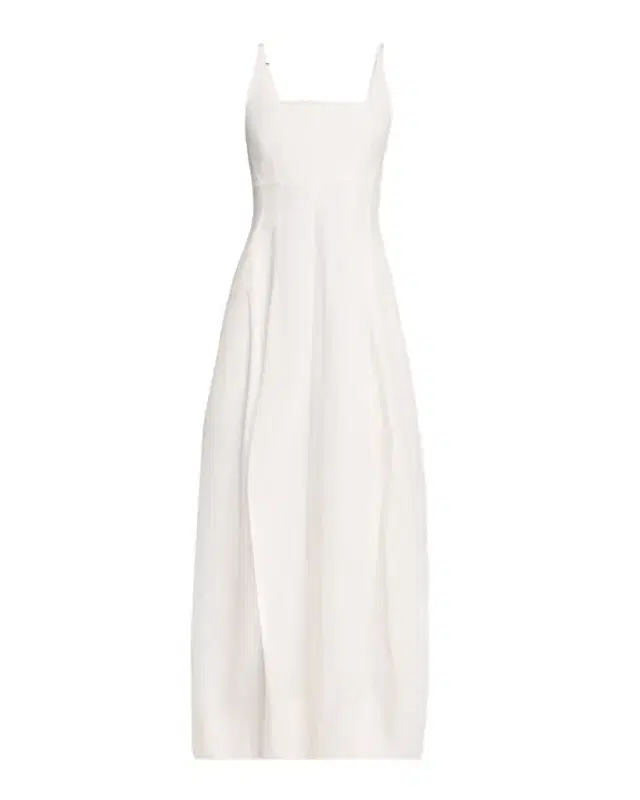 A.L.C. Nina Sleeveless Open-Back Cotton Midi Dress
