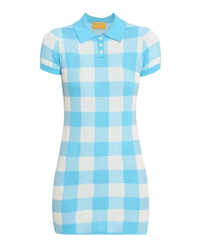 Guest in Residence Gingham Polo Dress
