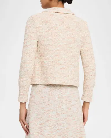 Misook Heritage Melange Tweed Knit Jacket | Thumbnail 3