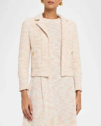 Misook Heritage Melange Tweed Knit Jacket | Thumbnail 4