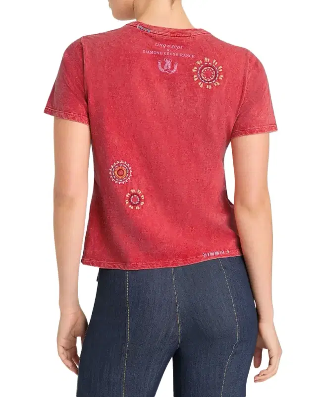 Cinq a Sept Cowgirls Do It Better Shrunken Tee