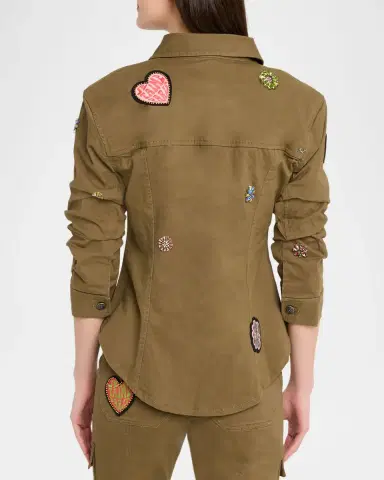 Cinq à Sept Canyon Retro Love Scrunched Jacket | Thumbnail 3 Cinq à Sept Canyon Retro Love Scrunched Jacket | Thumbnail 3