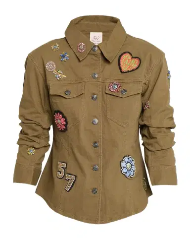 Cinq à Sept Canyon Retro Love Scrunched Jacket | Thumbnail 1 Cinq à Sept Canyon Retro Love Scrunched Jacket | Thumbnail 1