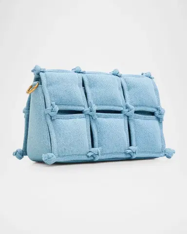 Cult Gaia Puff Cotton Denim Crossbody Bag | Thumbnail 3