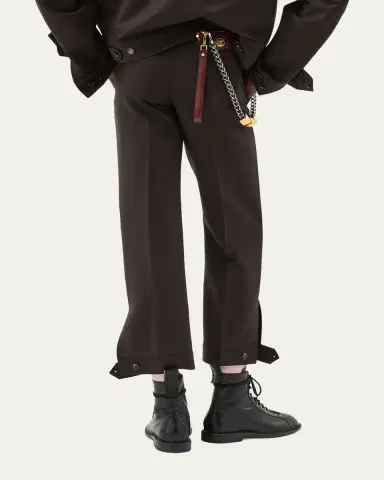 Versace Men's Straight-Leg Formal Pants | Thumbnail 8 Versace Men's Straight-Leg Formal Pants | Thumbnail 8