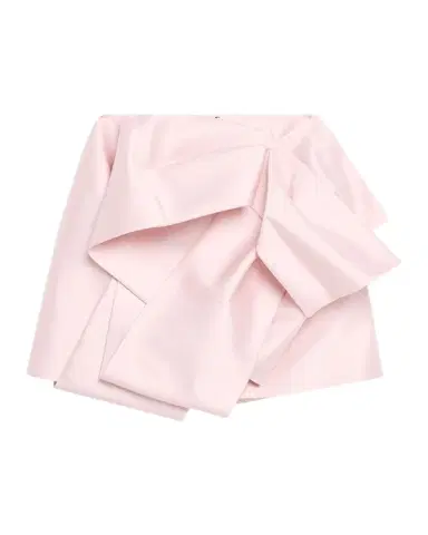 Dice Kayek Draped Silk Bow Mini Skirt | Thumbnail 1