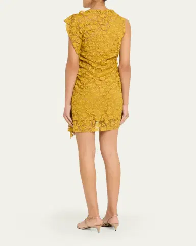 A.L.C. Astra Lace Ruffle Mini Dress | Thumbnail 3 A.L.C. Astra Lace Ruffle Mini Dress | Thumbnail 3
