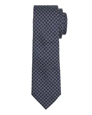Emporio Armani Men's Micro-Geometric Square Silk Tie | Thumbnail 1
