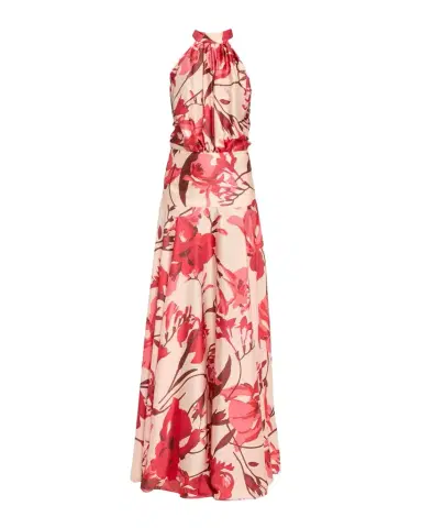 Chiara Boni La Petite Robe Disei Floral-Print Halter Maxi Dress | Thumbnail 1 Chiara Boni La Petite Robe Disei Floral-Print Halter Maxi Dress | Thumbnail 1