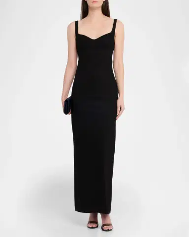 Simkhai Cabot Sculpted Scuba Maxi Dress | Thumbnail 2 Simkhai Cabot Sculpted Scuba Maxi Dress | Thumbnail 2