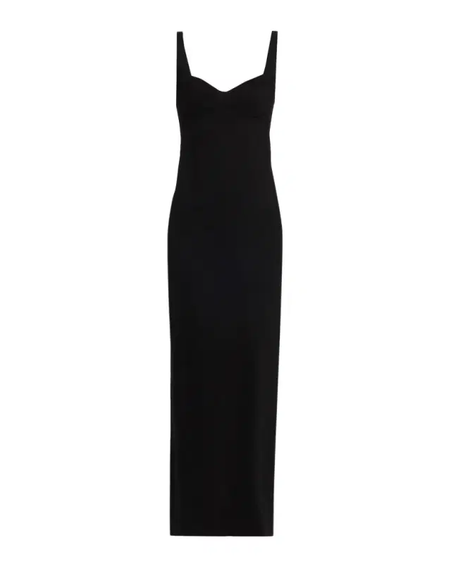 SIMKHAI Cabot Sculpted Scuba Maxi Dress