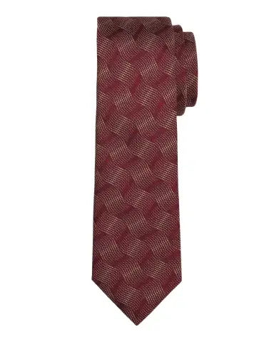 Emporio Armani Men's Wave Jacquard Silk Tie | Thumbnail 1