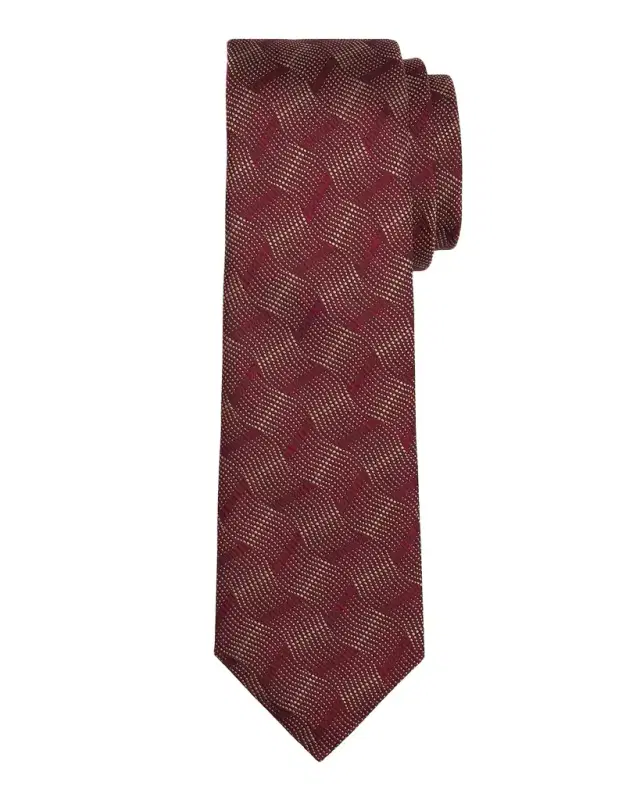 Men 's Wave Jacquard Silk Tie