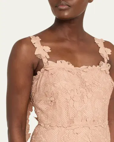 Kobi Halperin Ana Sleeveless Square-Neck Lace Maxi Dress | Thumbnail 5 Kobi Halperin Ana Sleeveless Square-Neck Lace Maxi Dress | Thumbnail 5