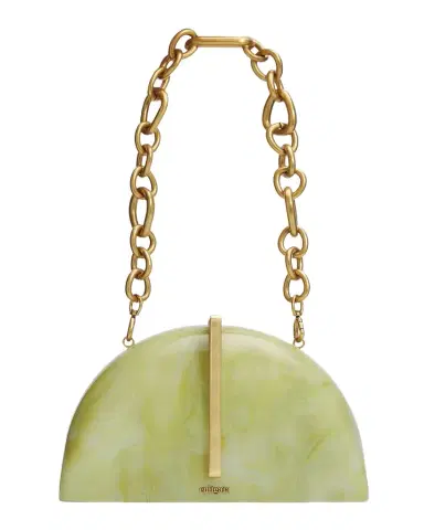 Cult Gaia Laguna Acrylic Half-Moon Clutch Bag | Thumbnail 1