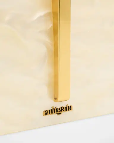 Cult Gaia Laguna Acrylic Half-Moon Clutch Bag | Thumbnail 6
