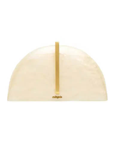 Cult Gaia Laguna Acrylic Half-Moon Clutch Bag | Thumbnail 1
