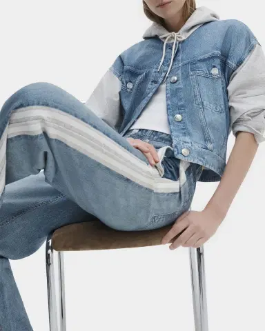 rag & bone rb Miramar Terry Wide-Leg Track Jeans | Thumbnail 4 rag & bone rb Miramar Terry Wide-Leg Track Jeans | Thumbnail 4