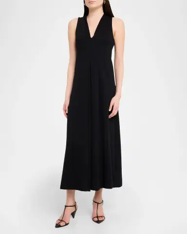 MAJESTIC FILATURES Sleeveless Suprima Cotton Midi Dress | Thumbnail 4 MAJESTIC FILATURES Sleeveless Suprima Cotton Midi Dress | Thumbnail 4