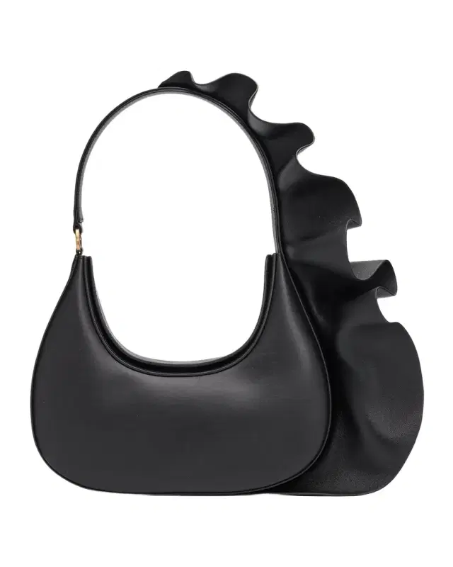 Zoella Ruffle Leather Shoulder Bag