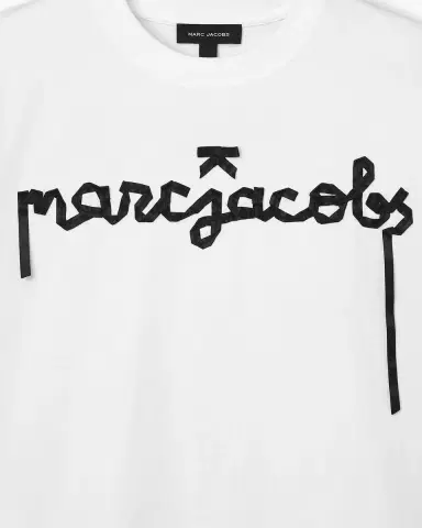Marc Jacobs Ribbon Logo Oversized Tee | Thumbnail 5 Marc Jacobs Ribbon Logo Oversized Tee | Thumbnail 5