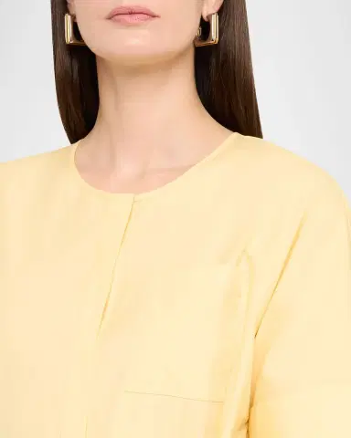 Kobi Halperin Loretta Cotton-Blend Tie-Waist Shirtdress | Thumbnail 4