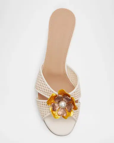 Malone Souliers 45mm Suri Square Mesh and Leather Sandals | Thumbnail 4 Malone Souliers 45mm Suri Square Mesh and Leather Sandals | Thumbnail 4