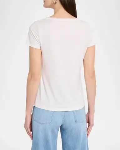 Kobi Halperin Ahava Cotton-Blend Scoopneck T-Shirt | Thumbnail 2 Kobi Halperin Ahava Cotton-Blend Scoopneck T-Shirt | Thumbnail 2