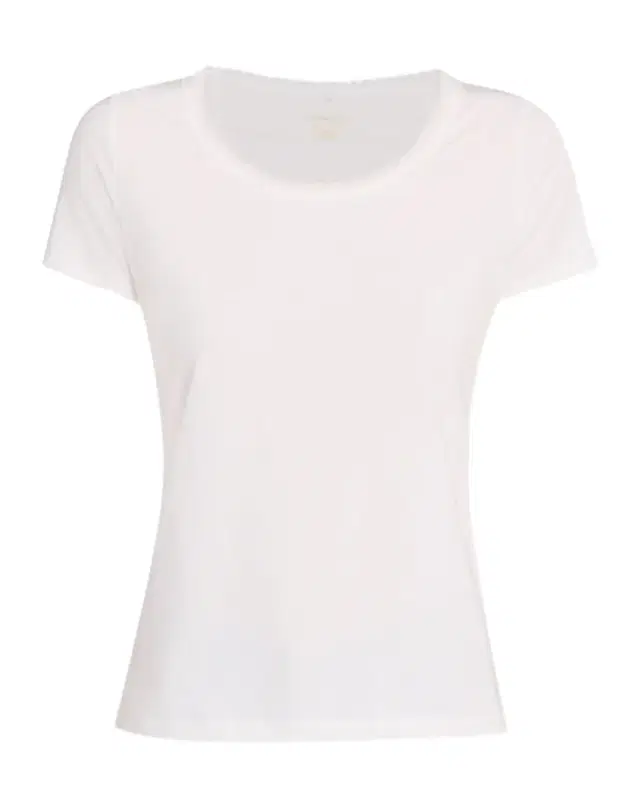 Ahava Cotton-Blend Scoopneck T-Shirt