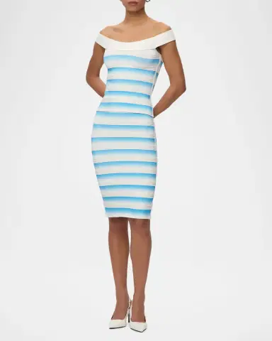 Hervé Léger The Jessi Banded Ombre Top | Thumbnail 4 Hervé Léger The Jessi Banded Ombre Top | Thumbnail 4