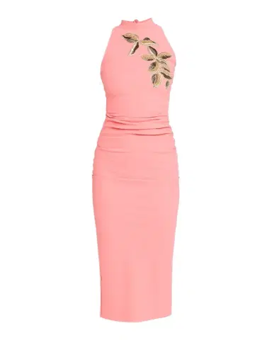 Chiara Boni La Petite Robe Nimby Beaded Stretch Jersey Midi Sheath Dress | Thumbnail 1 Chiara Boni La Petite Robe Nimby Beaded Stretch Jersey Midi Sheath Dress | Thumbnail 1