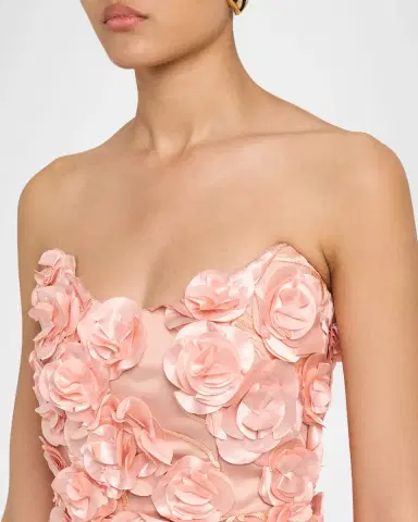 Zhivago Dream of That Floral Mesh Midi Dress | Thumbnail 5