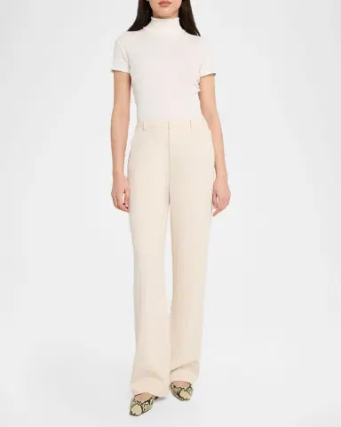Vince Elsa High-Rise Straight-Leg Trousers | Thumbnail 2 Vince Elsa High-Rise Straight-Leg Trousers | Thumbnail 2