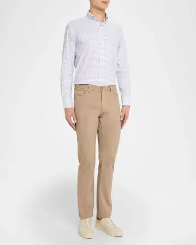 Peter Millar Men's Rommel Performance Twill Plaid Sport Shirt | Thumbnail 2 Peter Millar Men's Rommel Performance Twill Plaid Sport Shirt | Thumbnail 2