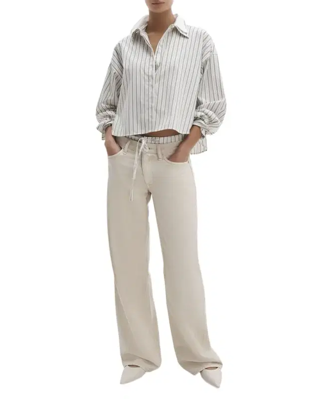 Marin Stripe Layered Cotton Shirt