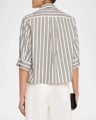 rag & bone Lucia Striped Cotton Poplin Shirt | Thumbnail 2 rag & bone Lucia Striped Cotton Poplin Shirt | Thumbnail 2