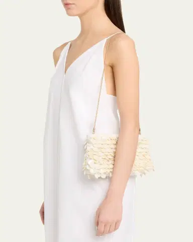 Simkhai Reese Seashell Leather Clutch Bag | Thumbnail 7 Simkhai Reese Seashell Leather Clutch Bag | Thumbnail 7